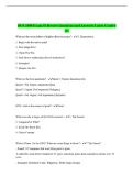 BUS 4385 Exam &num;1 Review Questions and Answers Latest Graded A&plus;