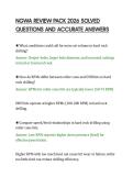 NGWA REVIEW PACK 2026 SOLVED&NewLine;QUESTIONS AND ACCURATE ANSWERS&NewLine;