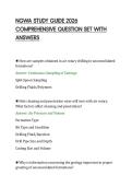 NGWA STUDY GUIDE 2026&NewLine;COMPREHENSIVE QUESTION SET WITH&NewLine;ANSWERS