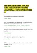 NIGHTINGALE ANATOMY FINAL TEST&NewLine;BANK 2026 AUTHENTIC QUESTIONS&NewLine;ANSWERS FULL SOLUTION PACK GRADED&NewLine;A&plus;
