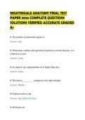 NIGHTINGALE ANATOMY FINAL TEST&NewLine;PAPER 2026 COMPLETE QUESTIONS&NewLine;SOLUTIONS VERIFIED ACCURATE GRADED&NewLine;A&plus;&NewLine;
