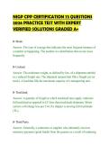 NIGP CPP CERTIFICATION 73 QUESTIONS&NewLine;2026 PRACTICE TEST WITH EXPERT&NewLine;VERIFIED SOLUTIONS GRADED A&plus;