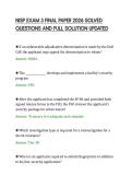 NISP EXAM 3 FINAL PAPER 2026 SOLVED&NewLine;QUESTIONS AND FULL SOLUTION UPDATED