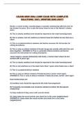 CSUSM MSW 698A COMP EXAM WITH COMPLETE SOLUTIONS 100&percnt; VERIFIED 2026-2027&excl;&excl;