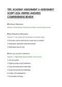 TEFL ACADEMY ASSIGNMENT A ASSESSMENT&NewLine;SCRIPT 2026 VERIFIED ANSWERS&NewLine;COMPREHENSIVE REVIEW