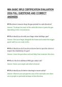 NRA BASIC RIFLE CERTIFICATION EVALUATION&NewLine;2026 FULL QUESTIONS AND CORRECT&NewLine;ANSWERS