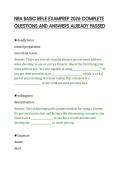 NRA BASIC RIFLE EXAMPREP 2026 COMPLETE&NewLine;QUESTIONS AND ANSWERS ALREADY PASSED&NewLine;