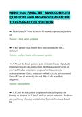 NRNP 6540 FINAL TEST BANK COMPLETE&NewLine;QUESTIONS AND ANSWERS GUARANTEED&NewLine;TO PASS PRACTICE SOLUTION