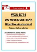 WGU D774 Questions Bank OA &vert; Accounting 2026 &vert; Questions with 100&percnt; Correct Answers Complete &vert; Updated 2026 &sol; 2027 Verified by Experts