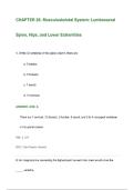 Chapter 26 Musculoskeletal System&comma; Lumbosacral Spine&comma; Hips&comma; and Lower Extremities