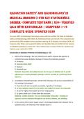 Radiation Safety and Radiobiology in Medical Imaging &lpar;10th Ed&rpar; Statkiewicz Sherer - Complete Test Bank &vert; 200&plus; Verified Q&A with Rationales &vert; Chapters 1-16 Complete Guide Updated 2026