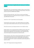 Dementia Study Notes & Cognitive Disorders Summary for Healthcare Students