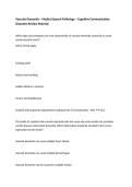 Vascular Dementia &ndash; Medical Speech Pathology &ndash; Cognitive Communication Disorders Review Material