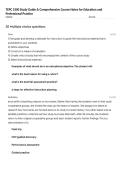 TEPC 5300 Study Guide & Comprehensive Course Notes for Education and Professional Practice