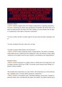 AMERICAN RED CROSS ACLS FINAL&NewLine;LATEST 2026&sol;2027 ACTUAL EXAM&NewLine;QUESTIONS WITH CORRECT&NewLine;ANSWERS 100&percnt; VERIFIED GRADED&NewLine;A&plus;