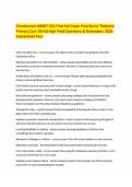 Chamberlain NR667 CEA Final Exit Exam Prep Burns&rsquo; Pediatric Primary Care 7th Ed High-Yield Questions & Rationales- 2026 Guaranteed Pass&period;pdf&NewLine;&NewLine;