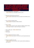 FCTC TEST PREP LATEST 2026&sol;2027&NewLine;ACTUAL EXAM QUESTIONS WITH&NewLine;CORRECT ANSWERS 100&percnt; VERIFIED&NewLine;GRADED A&plus;