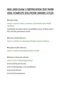 NSG 2400 EXAM 1 CERTIFICATION TEST PAPER&NewLine;2026 COMPLETE SOLUTIONS GRADED A PLUS&NewLine;