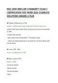 NSG 2400 SINCLAIR COMMUNITY EXAM 2&NewLine;CERTIFICATION TEST PAPER 2026 COMPLETE&NewLine;SOLUTIONS GRADED A PLU