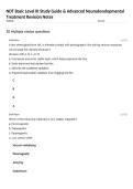 NDT Basic Level III Study Guide & Advanced Neurodevelopmental Treatment Revision Notes