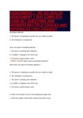 ASSESSMENT 1 &colon; NR 302 HEALTH&NewLine;ASSESSMENT 1 2025 COMPLETE&NewLine;EXAM SET QUESTIONS AND&NewLine;ANSWERS MULTIPLE CHOICES AND&NewLine;RATIONALES &vert;100&percnt; PASSED&excl;&excl;