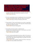 BSN 246 HESI Health Assessment V1&NewLine;Exam 2025&sol;2026 &lpar;ACTUAL EXAM&rpar;&NewLine;QUESTIONS AND VERIFIED&NewLine;ANSWERS &lpar;NIGHTINGALE COLLEGE&rpar;