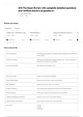 DMI Pro Exam Review with complete detailed questions and verified answers all graded A&plus;