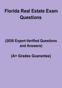 Florida Real Estate Exam Questions &ndash; Practice Test & Study Guide 2026