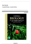 Campbell Biology 3rd Canadian Edition &lpar;Urry et al&period;&rpar; - Complete Test Bank for Chapters 1-56&period;pdf 2026
