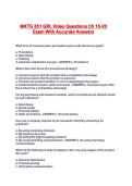 MKTG 351 GRL Video Questions Ch 15-20 Exam With Accurate Answers