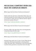 NUR 355 EXAM 2 COMPETENCY REVIEW 2026&NewLine;MOCK TEST COMPLETE KEY INSIGHTS&NewLine;