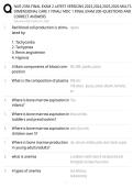 Nur 2356 Multidimensional Care I - MDC 1 Exam 2 With 125 Practice Questions and Correct Answers&sol; MDC I Exam 2 Prep 2026 &lpar;New&excl;&rpar;