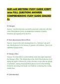 NUR 641E MIDTERM STUDY GUIDE SCRIPT&NewLine;2026 FULL QUESTIONS ANSWERS&NewLine;COMPREHENSIVE STUDY GUIDE GRADED&NewLine;A&plus;