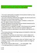 GNRS 583 Pediatric Nursing Quiz Prep & Study Guide questions and answers verified A&plus; tips NEW&excl;&excl;&excl;&period;pdf&NewLine;&NewLine;