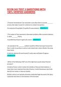 ECON 343 TEST 3 QUESTIONS WITH 100&percnt; VERIFIED ANSWERS