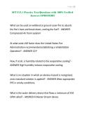 SFT F&period;F&period;1 Practice Test Questions with 100&percnt; Verified Answers UPDATED&excl;&excl;&excl;&period;&NewLine;