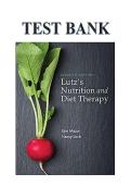 Test bank for Lutz's Nutrition and Diet Therapy&comma; 7th Edition by Mazur and Litch&period;
