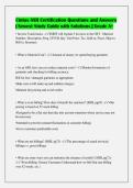 Cintas SSR Certification Questions and Answers&NewLine;&vert; Newest Study Guide with Solutions &vert; Grade A&plus;