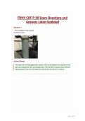 FDNY COF P-98 Exam Questions and Answers Latest Updated&NewLine;