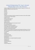 Advanced Pathophysiology 530 - Exam 3&comma; Advanced &NewLine;Pathophysiology Exam 3&comma; NSG 530 Exam 3 