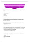 Maryville University NURS 621 &ndash; HEENT Exam 1 Study Guide with Questions and Correct Answers