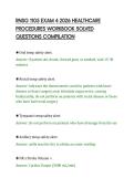 RNSG 1105 EXAM 4 2026 HEALTHCARE&NewLine;PROCEDURES WORKBOOK SOLVED&NewLine;QUESTIONS COMPILATION&NewLine;