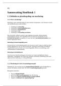 Uitgebreide Samenvatting Business Marketing MB1602 - Open Universiteit -  Business marketing 7e druk - Hoofdstuk 1&comma; 2&comma; 5&comma; 9&comma; 12&comma; 13 en 14