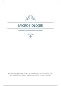 Samenvatting -  Microbiologie &lpar;D001548A&rpar;