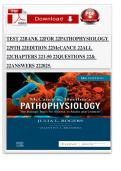 Test Bank for McCance & Huether&rsquo;s Pathophysiology&colon; The Biologic Basis for Disease in Adults and Children&comma; 9th Edition by Julia Rogers &vert; ISBN 978-0323789875 &vert; Latest 2025&sol;2026 Verified Questions and Answers&NewLine;