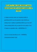 RITE AID PTU&colon; FINAL EXAM&excl; &lpar;2026&sol;2027&rpar; Updated&colon; &NewLine;EXAM QUESTIONS WITH ACCURATE ANSWERS &vert; GET &NewLine;IT RIGHT&excl;&excl;