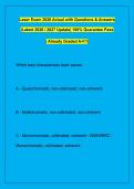 Laser Exam 2026 Actual with Questions & Answers &NewLine;&lpar;Latest 2026 &sol; 2027 Update&rpar; 100&percnt; Guarantee Pass &NewLine;&vert; Already Graded A&plus;&excl;&excl;&excl;&vert;