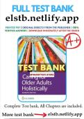 Caring for Older Adults Holistically &lpar;7th Edition&rpar; by Dahlkemper &vert; Comprehensive Gerontological Nursing Study Guide 2026