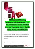 ATI Content Mastery Fundamentals Complete Test &ndash; Practice Questions&comma; Verified Answer Key&comma; and Nursing Study Guide 2026