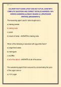  &NewLine;CULINARY NOCTI EXAM LATEST 2026-2027 ACTUAL EXAM WITH &NewLine;COMPLETE QUESTIONS AND CORRECT DETAILED ANSWERS &lpar;100&percnt; &NewLine;VERIFIED ANSWERS&rpar; &vert;ALREADY GRADED A&plus;&vert; &vert;&vert;PROFESSOR &NewLine;VERIFIED&vert;&vert; &vert;&vert;BRANDNEW&excl;&excl;&excl;&vert;&vert; 
